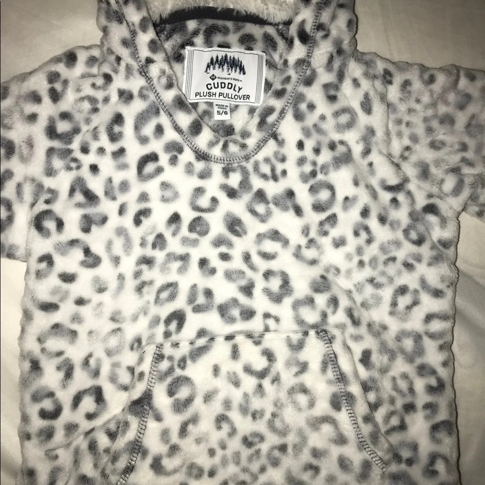 Toddler plush hoodie